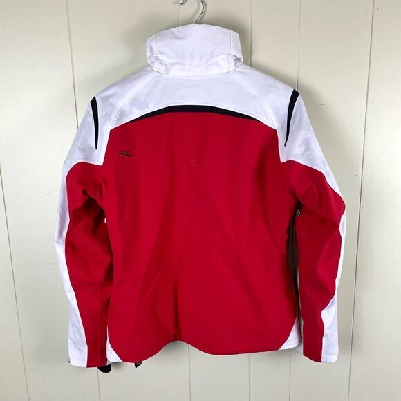 KJUS Women’s Small White Red Top Performance Ski Snowboard Zip Jacket Dermizax - Picture 2 of 10